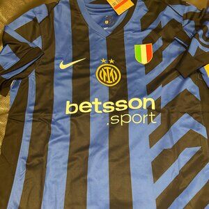 Nike INTER MILAN Men's JERSEY Sz M or L New w tags Italy Serie A League